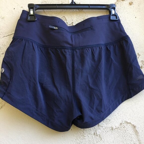 RARE Lululemon Pace Perfect Short 3" Midnight Navy - Picture 3 of 7